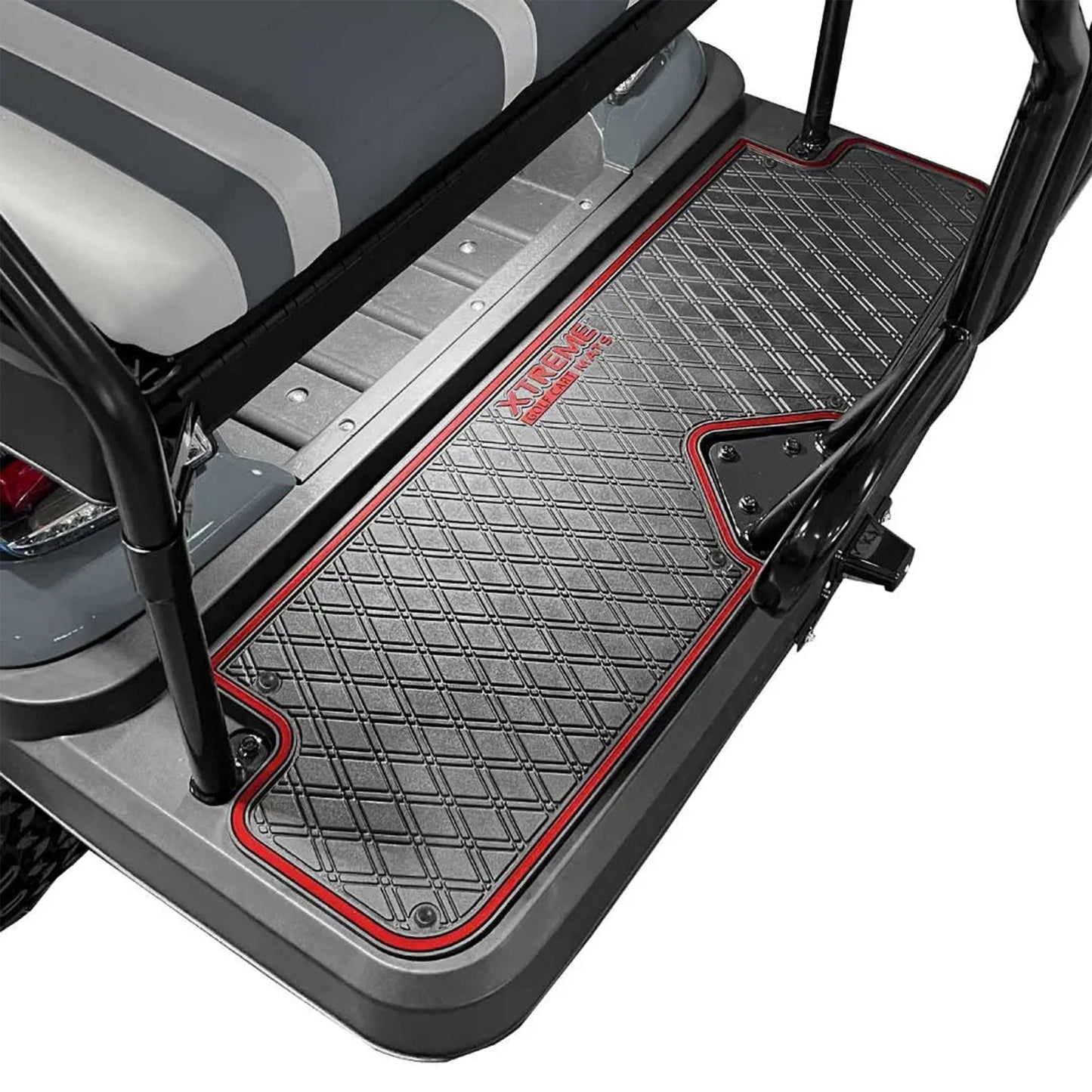 Xtreme Rear Floor Mat for ICON I40, i60 Rear Seats - Black/Red