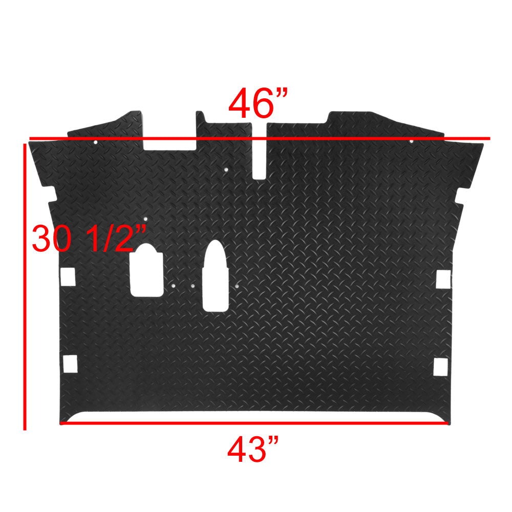 GTW® E-Z-GO RXV Replacement Diamond Plated Floormat (Fits 2008-Up)