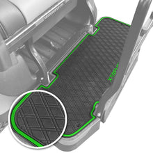 Xtreme Rear Floor Mat for DoubleTake Max5 & Max 6 Rear Seat Kit  - Black/Green