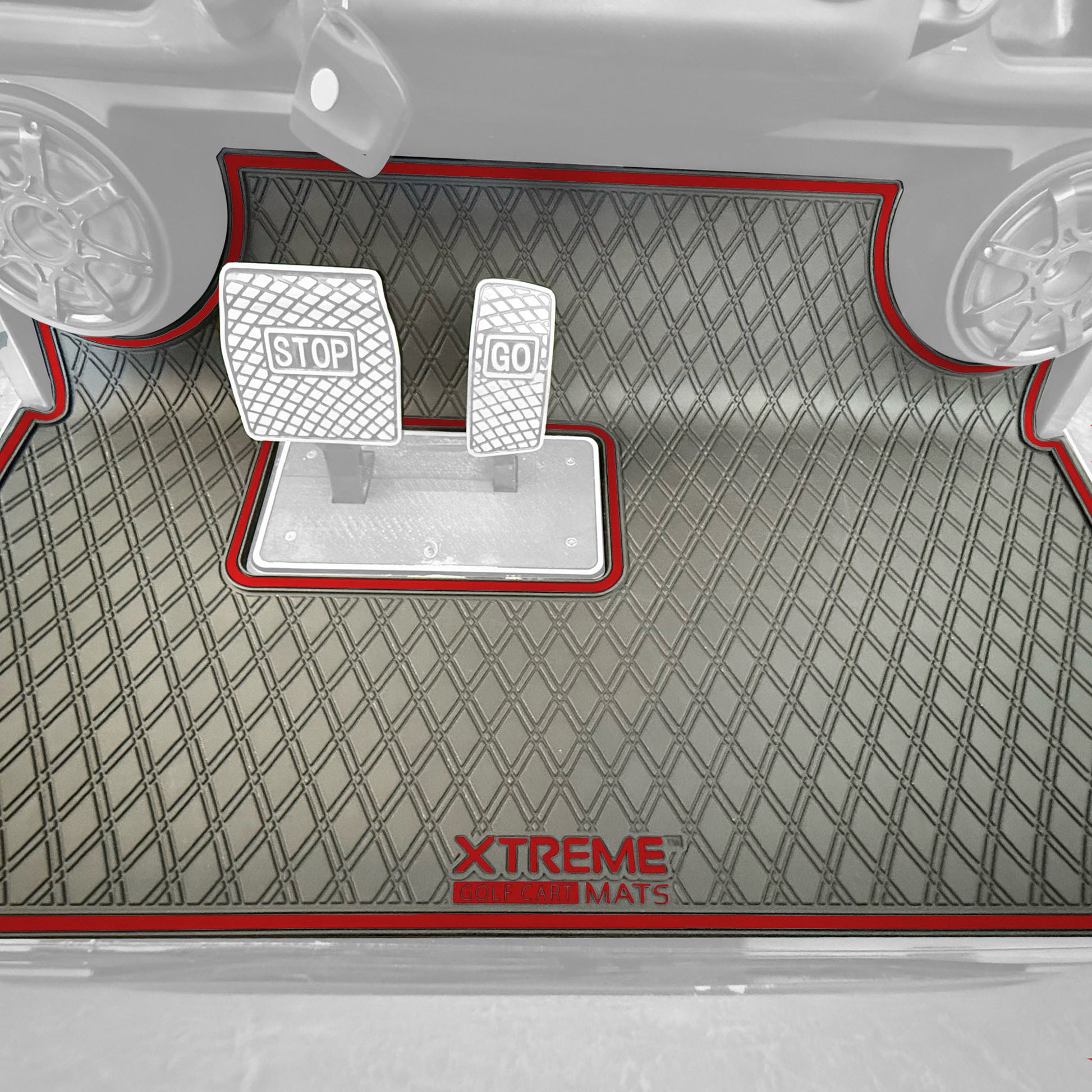 Xtreme Floor Mats for Evolution Forester 2023-Up - Black/Flamenco Red