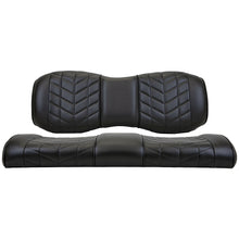 MadJax Aviator Black Rear Seat Cushions for ICON i40 Golf Carts