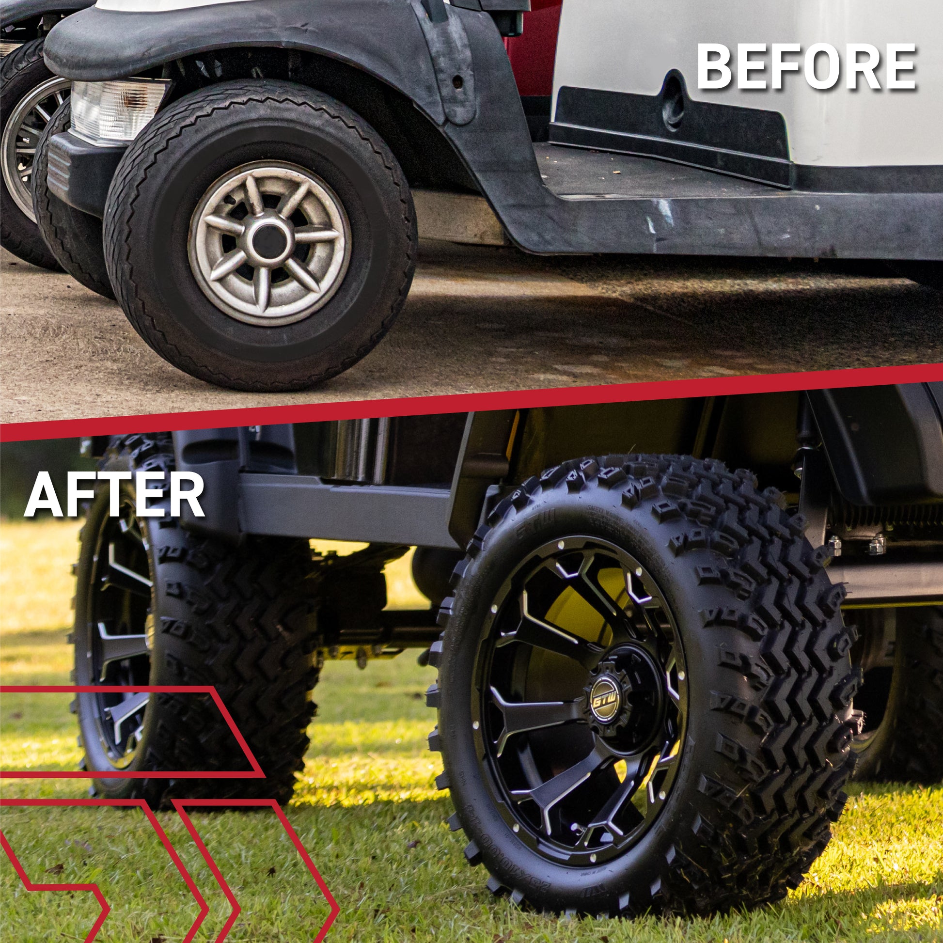 14x7 GTW® Raven Off-Road Matte Grey Wheel