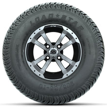 Set of (4) 10 in GTW Storm Trooper Wheels with 205/65-10 Kenda Load Star Street Tires