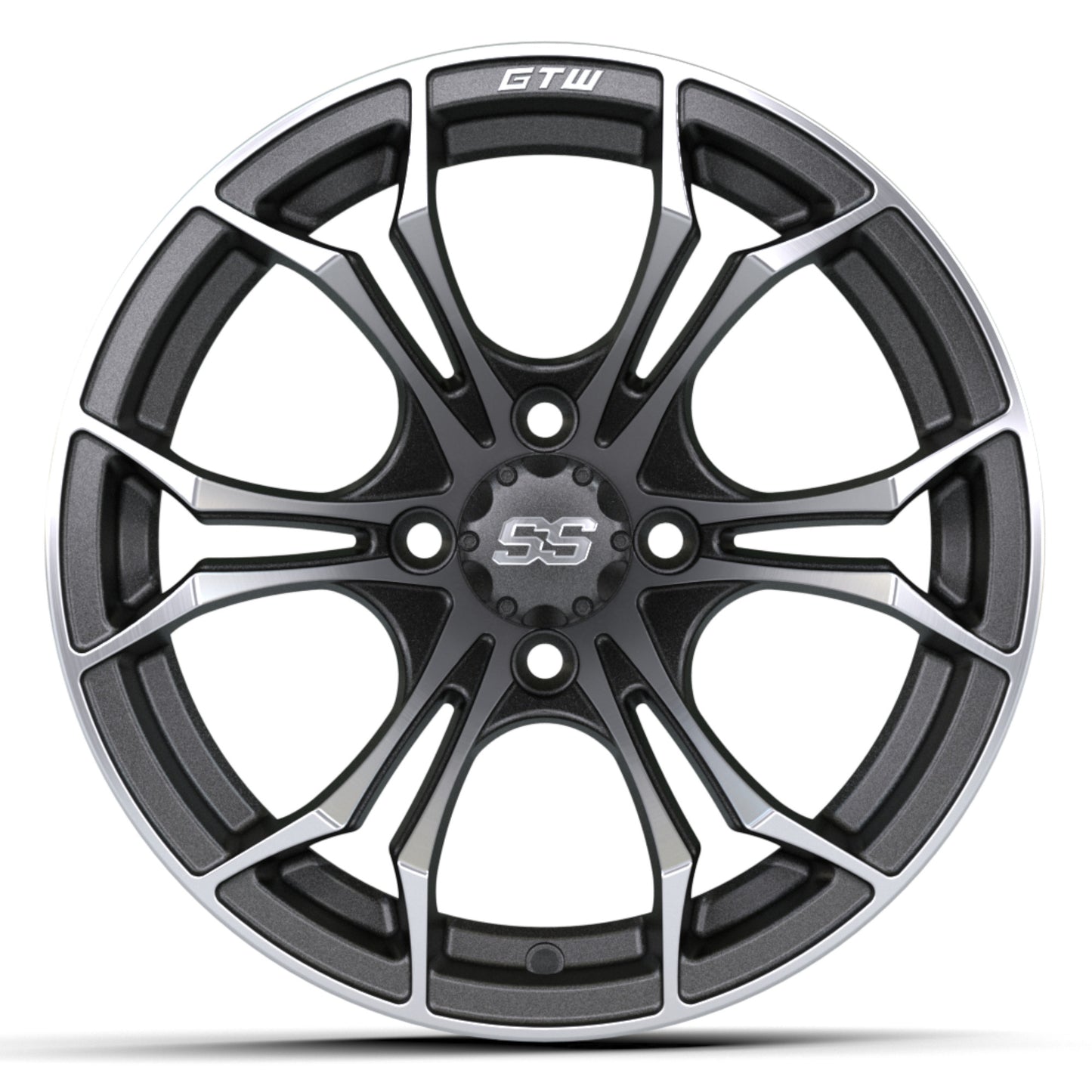 14'' GTW® Spyder Matte Grey Wheel