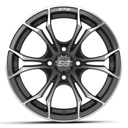 14'' GTW® Spyder Matte Grey Wheel
