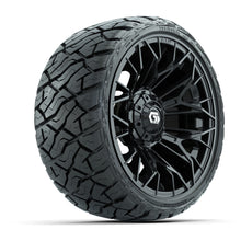 GTW Stellar Black 14 in Wheels with 205/35-R14 Maverick Low-Profile All-Terrain Tires - Full Set