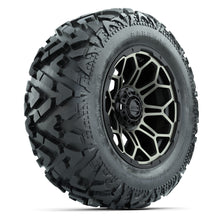 GTW Bravo Black/Bronze Tint 14 in Wheels with 25x10-14 Barrage Mud Tires – Full Set