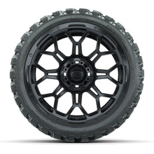 Set of (4) 15″ GTW Bravo Matte Black Wheels with 23x10-R15 Nomad All-Terrain Tires