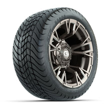GTW® Vandal Satin Bronze/Machined 12 in Wheels with 215/35-12 Mamba Street Tires – Full Set