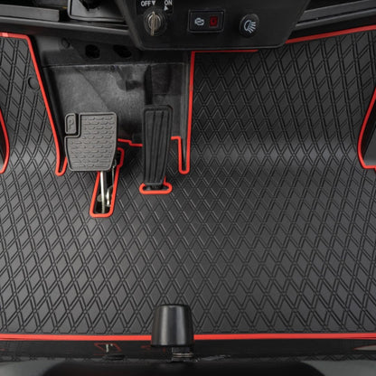 Xtreme Floor Mats for Yamaha UMAX Rally / Drive2 QuieTech EFI 2007-Up - Black/Red