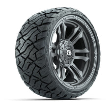 GTW Shogun Gloss Gunmetal 14 in Wheels with 205/35-R14 Maverick Low-Profile All-Terrain Tires – Full Set