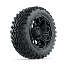 GTW Bravo Matte Black 14 in Wheels with 23x10.00-14 Rogue All Terrain Tires - Full Set