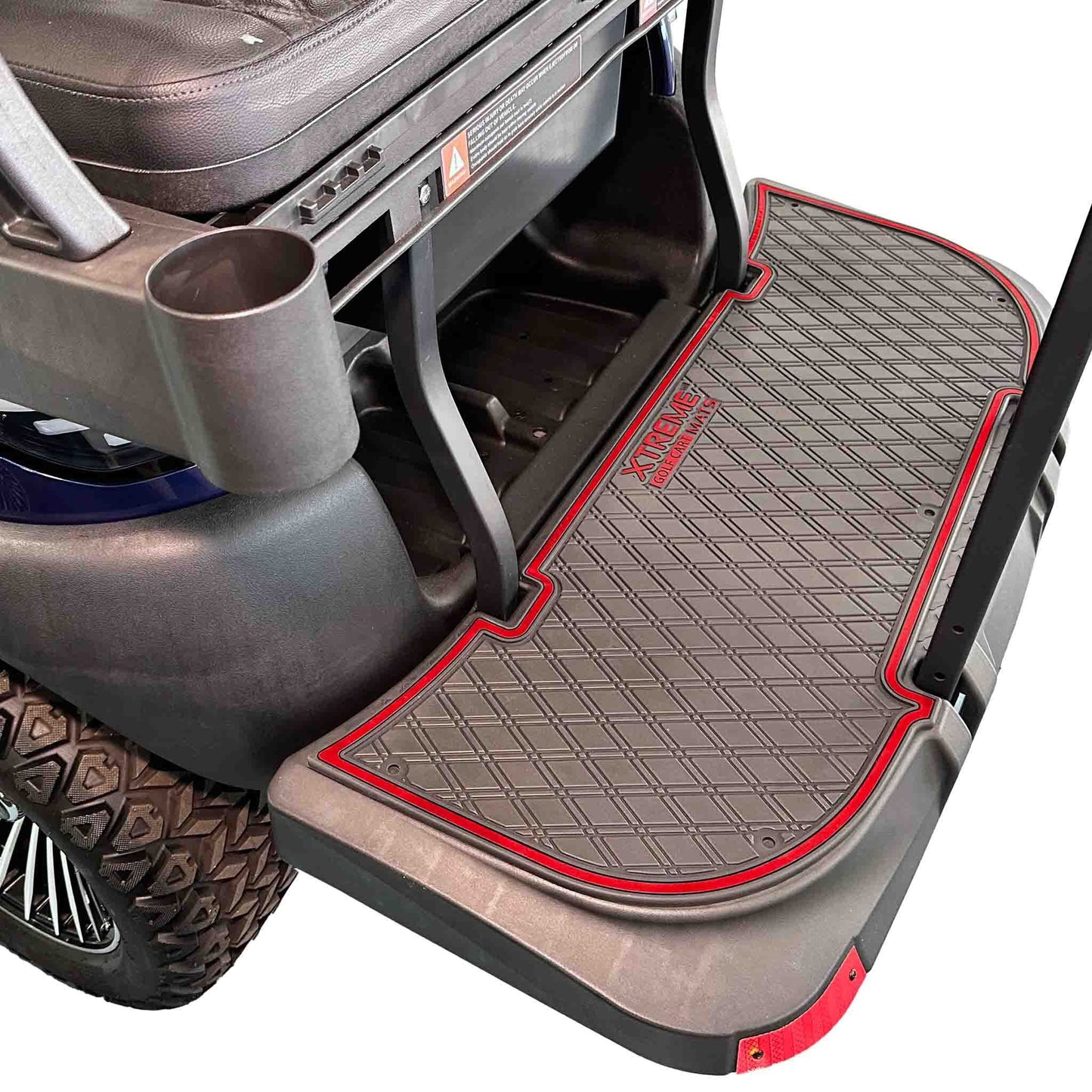 Xtreme Floor Mats for Bintelli and Atlas Rear Seat Mat - Black/Red