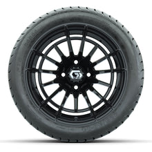GTW Boost Gloss Black 14 in Wheels with 225/30-14 Mamba Street Tires – Full Set