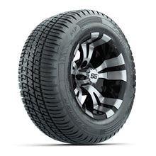 Set of (4) 12 in GTW Vampire Wheels with 215/50-R12 Fusion S/R Street Tires