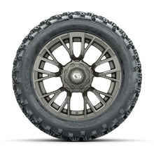 GTW® Vandal Bronze/Machined 14 in Wheels with 23X10.00-14 Rogue All-Terrain Tires – Full Set