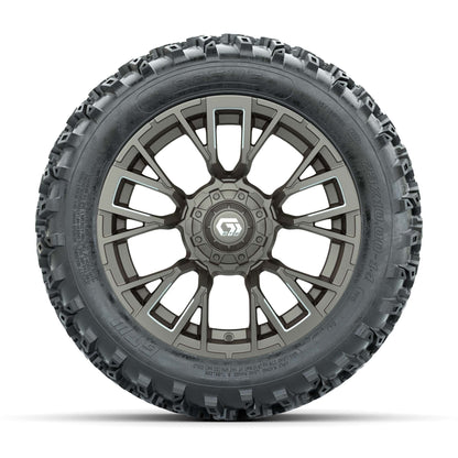 GTW® Vandal Bronze/Machined 14 in Wheels with 23X10.00-14 Rogue All-Terrain Tires – Full Set