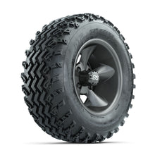 GTW Stellar Machined/Black 12 in Wheels with 23x10.00-12 Rogue All Terrain Tires - Full Set