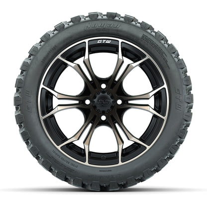 GTW Spyder Bronze/Matte Black 14 in Wheels with 23x10-14 GTW Nomad All-Terrain Tires – Full Set