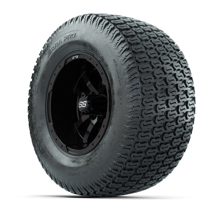 GTW Storm Trooper Black 10 in Wheels with 20x10-10 S-Pattern Terra Pro Tires – Full Set
