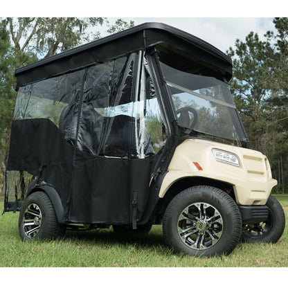 RedDot Chameleon 4 Passenger Track Style Black Enclosure - EZGO TXT/T48