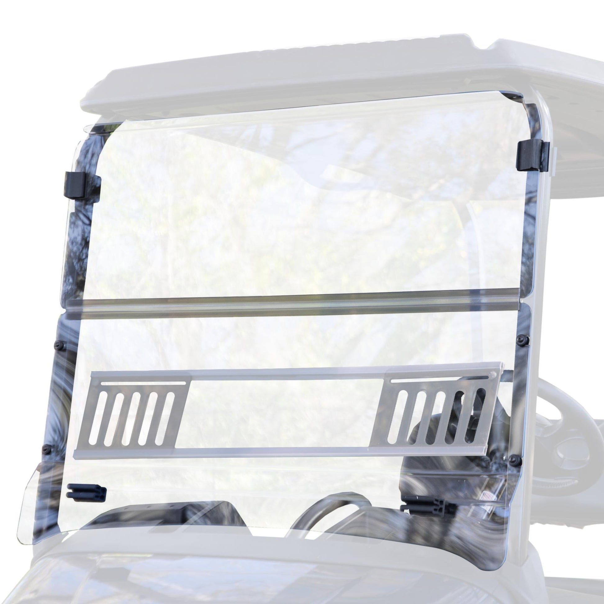 RedDot EZGO RXV with Blow Molded Top Clear Vented Folding Windshield (Years 2024-Up)