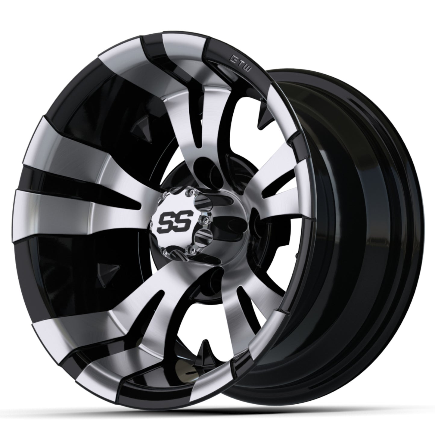12″ GTW® Vampire Black with Machined Accents Wheel
