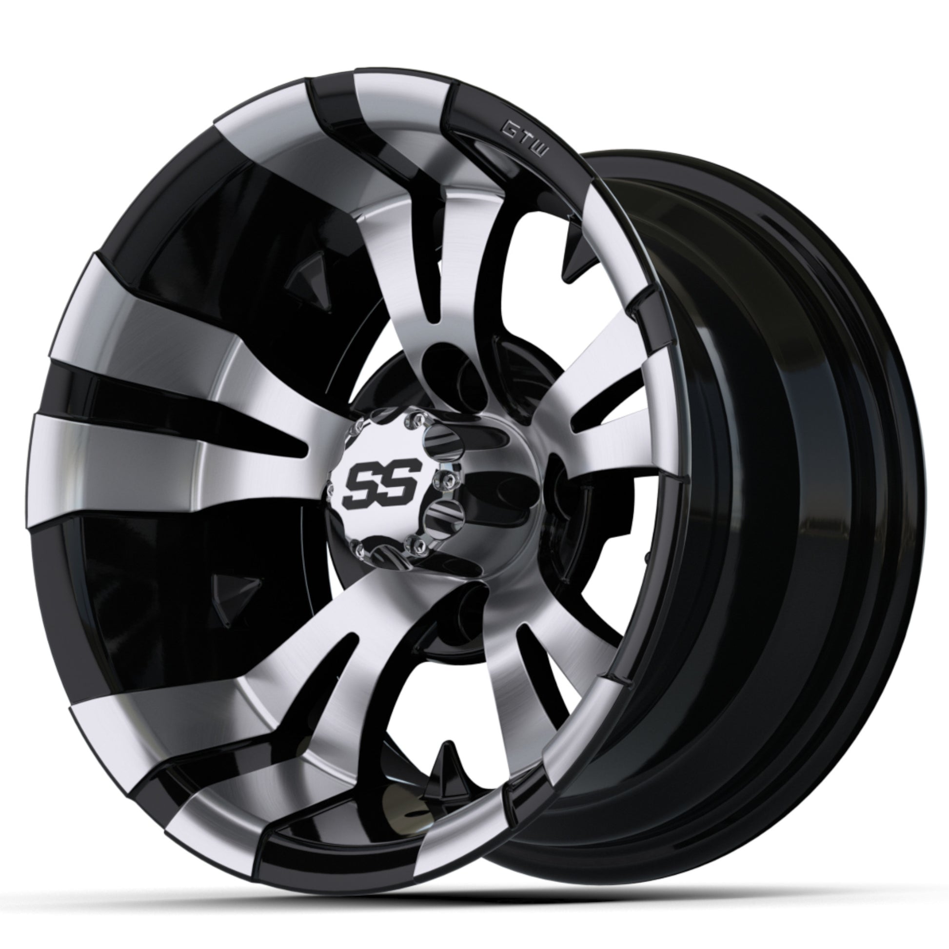 12″ GTW® Vampire Black with Machined Accents Wheel