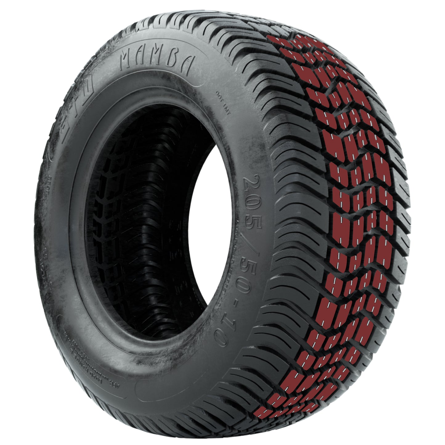 Set of (4) 10 in GTW Vampire Wheels with 205/50-10 GTW Mamba Street Tires