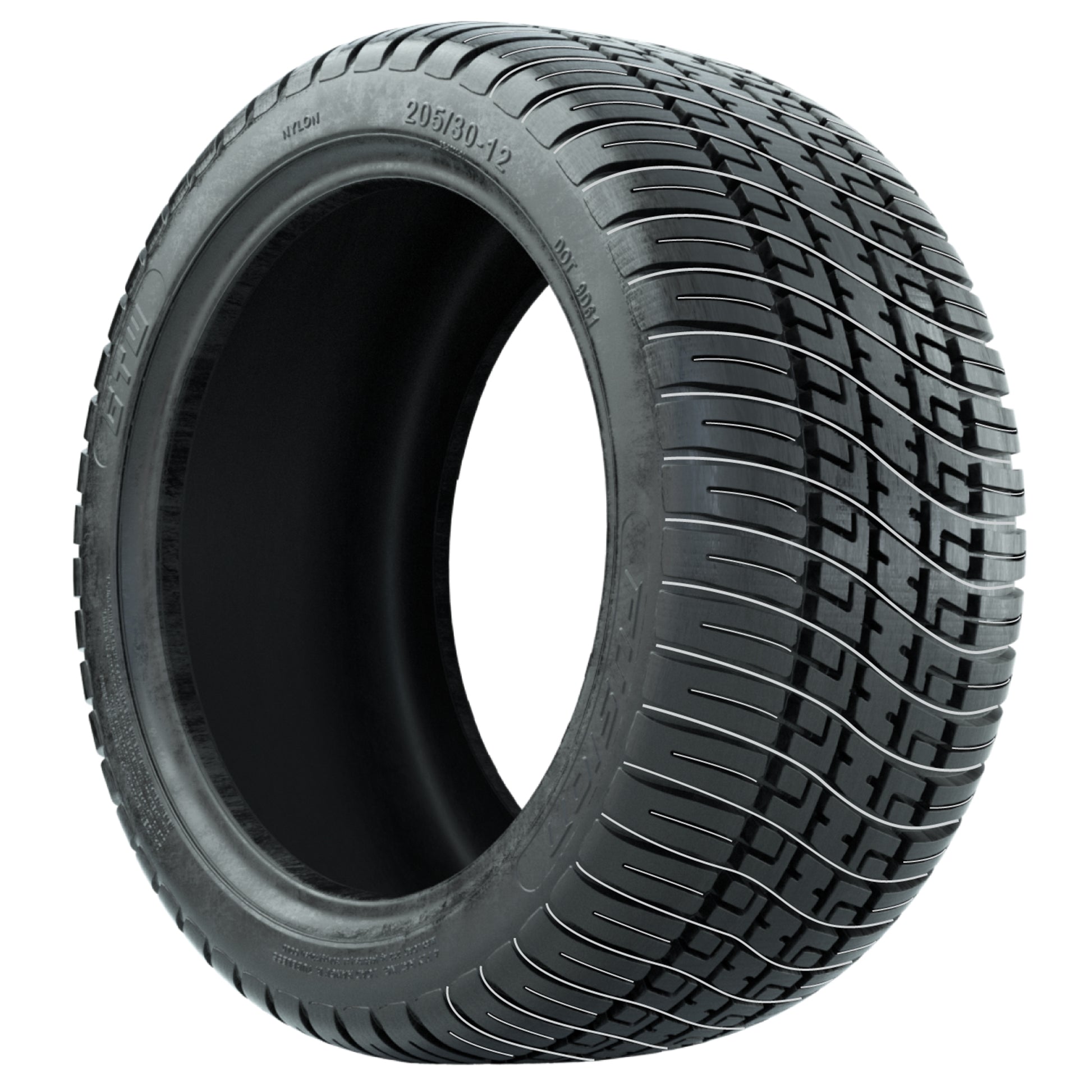 GTW® Godfather Chrome 14 in Wheels with 205/30-R14 Fusion Street Tires – Full Set