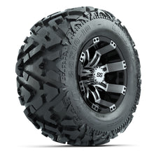 GTW Tempest Black/Machined 10 in Wheels with 20x10-10 Barrage Mud Tires – Full Set