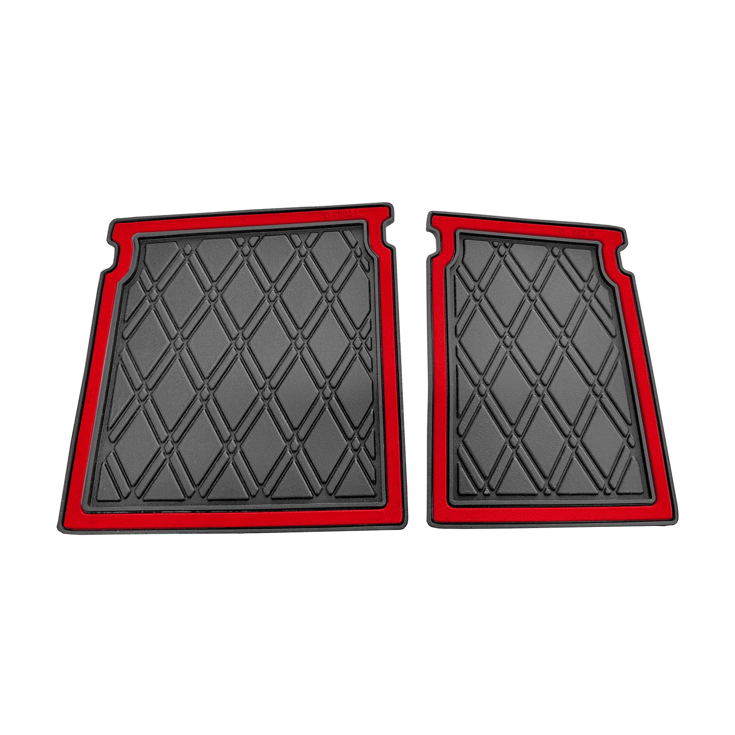 Xtreme Dash Mats for EZGO RXV 2008-2023 - Black/Red