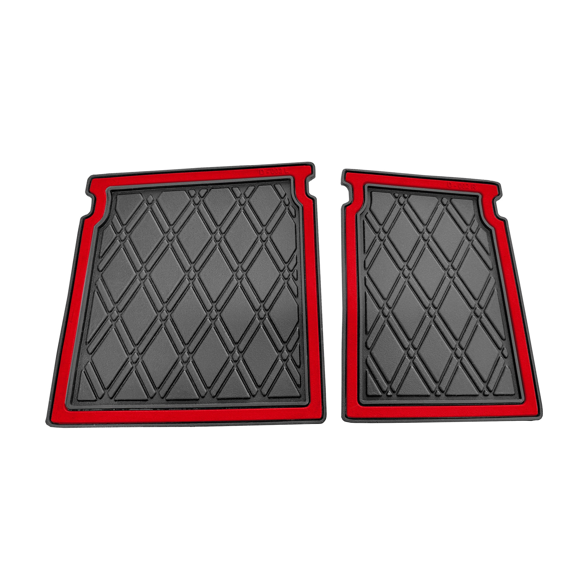 Xtreme Dash Mats for EZGO RXV 2008-2023 - Black/Red