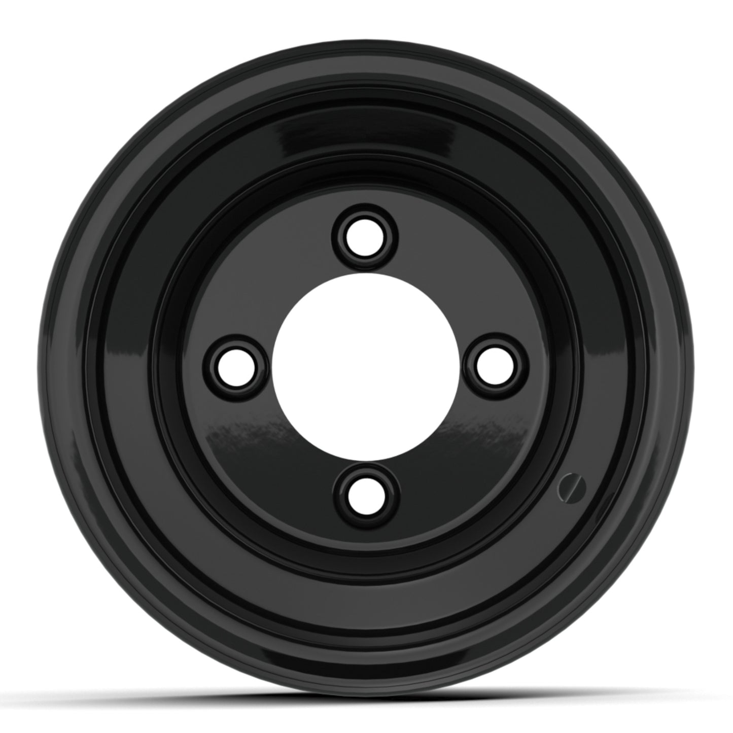 8'' GTW Gloss Black Steel Wheel (Centered)