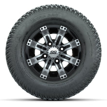 GTW Tempest Black/Machined 10 in Wheels with 20x10-10 S-Pattern Terra Pro Street Tires – Full Set