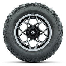 GTW Nexus Black/Silver 14 in Wheels with 25x10-14 Barrage Mud Tires – Full Set