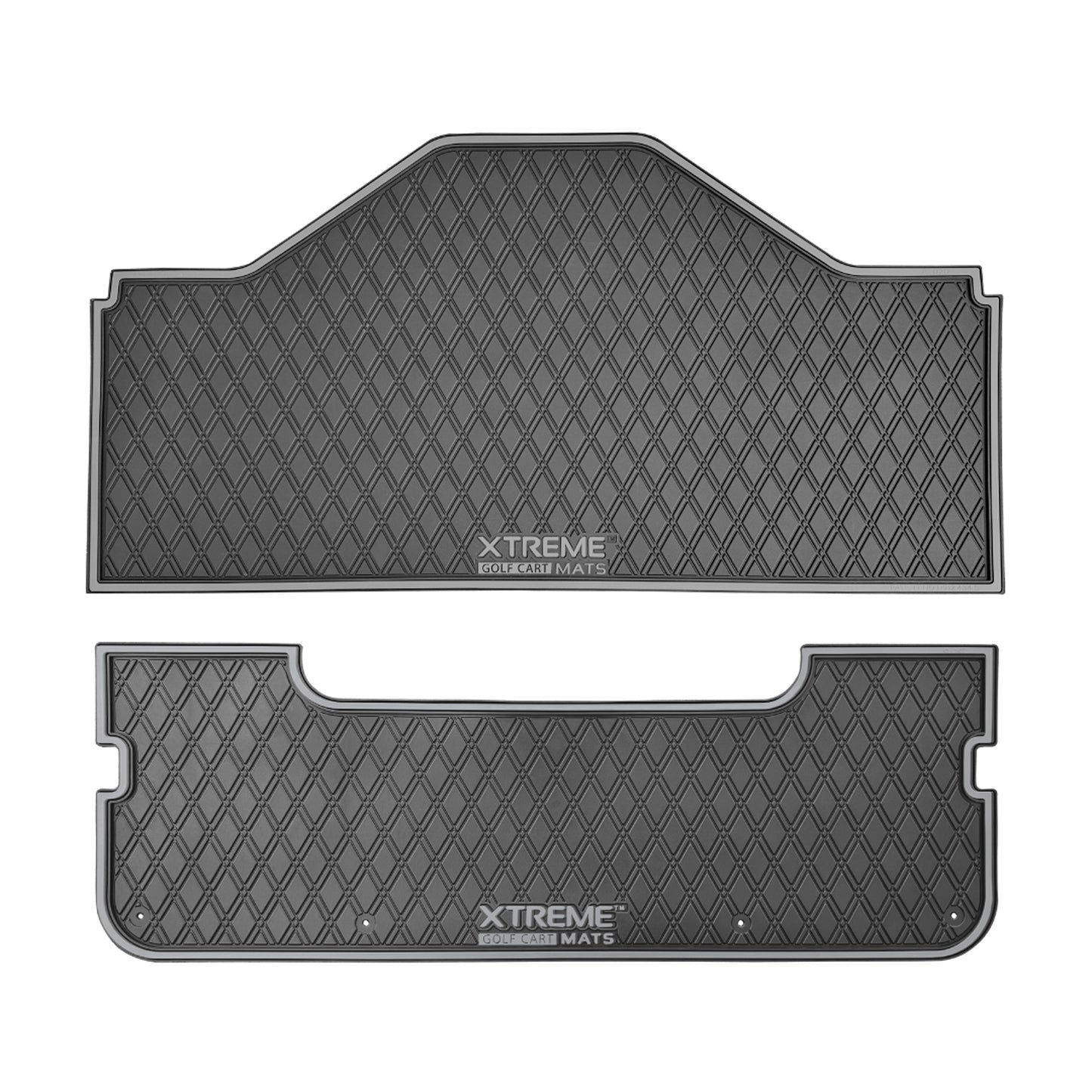 Xtreme Front & Rear Floor Mats for Evolution D5 Ranger & Maverick – Black/Gray