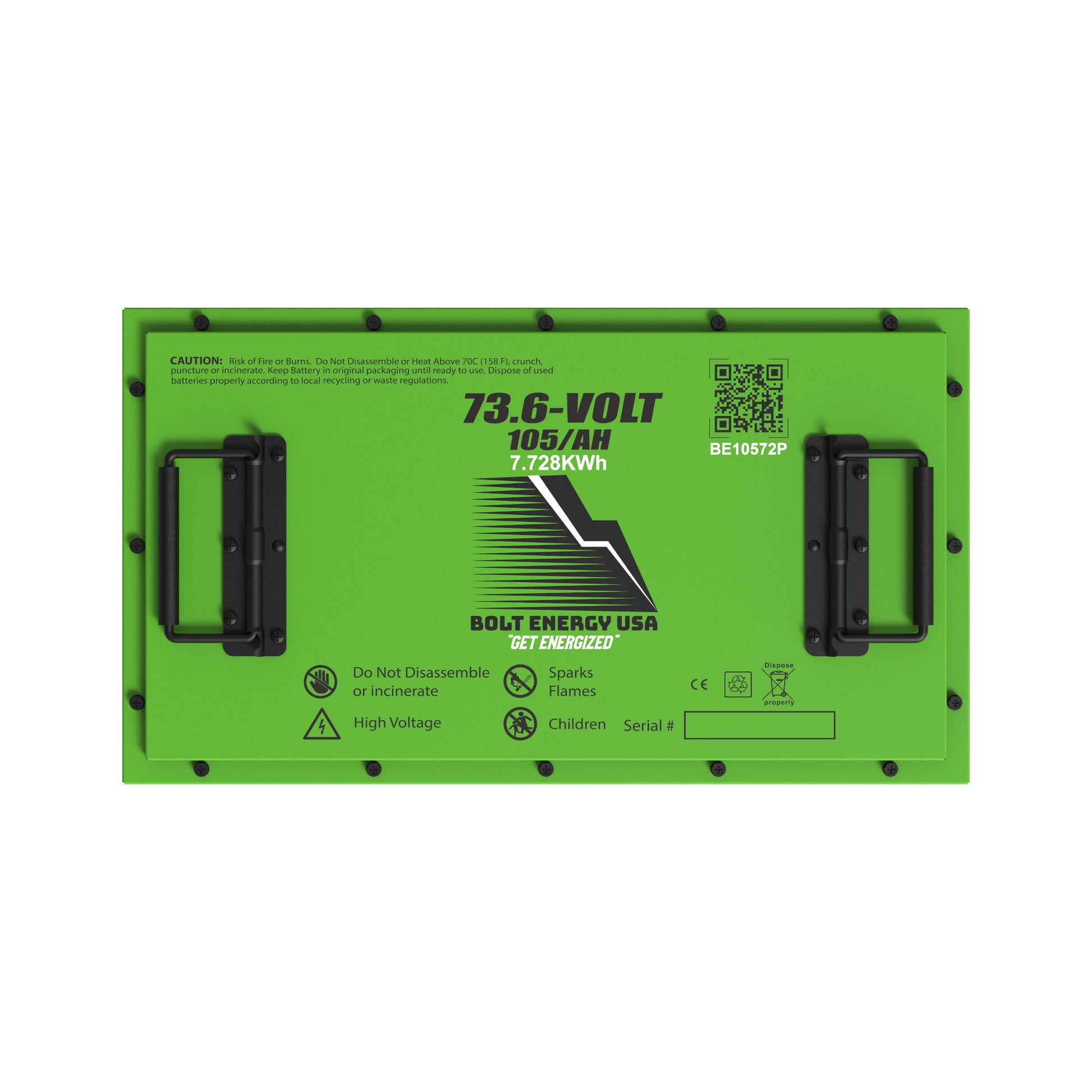 Bolt Energy Star M-Series 74V 105AH Heated Professional Battery Kit