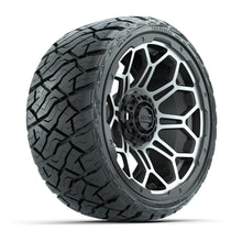 GTW® Bravo Matte Gray/Machined 14 in Wheels with 205/35-R14 Maverick Low-Profile All-Terrain Tires - Full Set