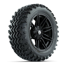 GTW® Stealth Gloss Black 14 in Wheels with 23X10-14 Rogue All-Terrain Tires – Full Set