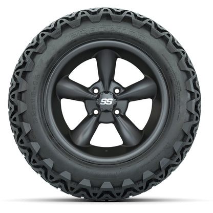 GTW Godfather Matter Gray 14 in Wheels with 23X10-14 Predator All-Terrain Tires – Full Set