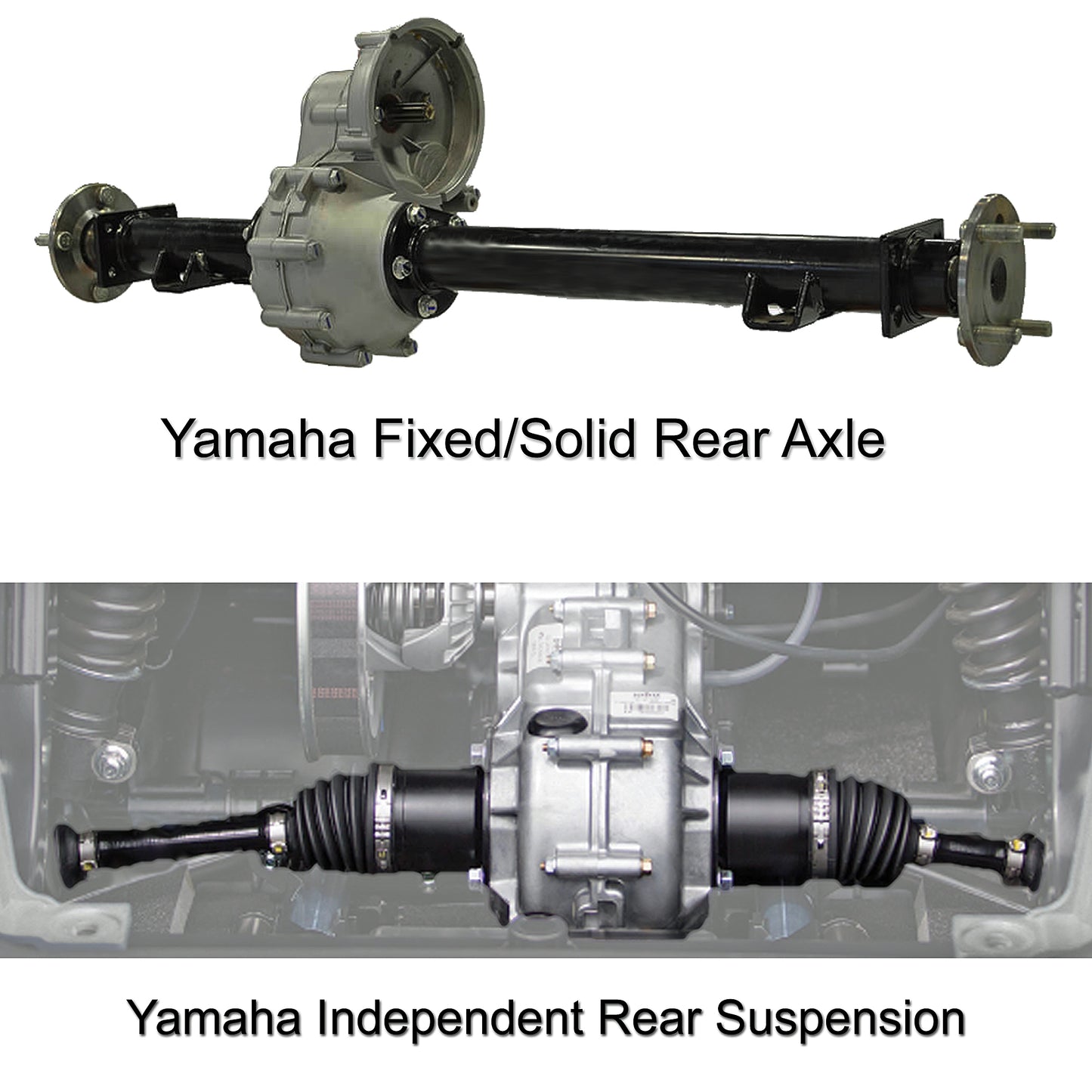 4" MadJax King XD Lift Kit for Yamaha G29/Drive & Drive2 with Solid/Fixed Rear Axle