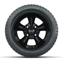 GTW Godfather Black 12 in Wheels with 215/35-12 Mamba Street Tires – Full Set
