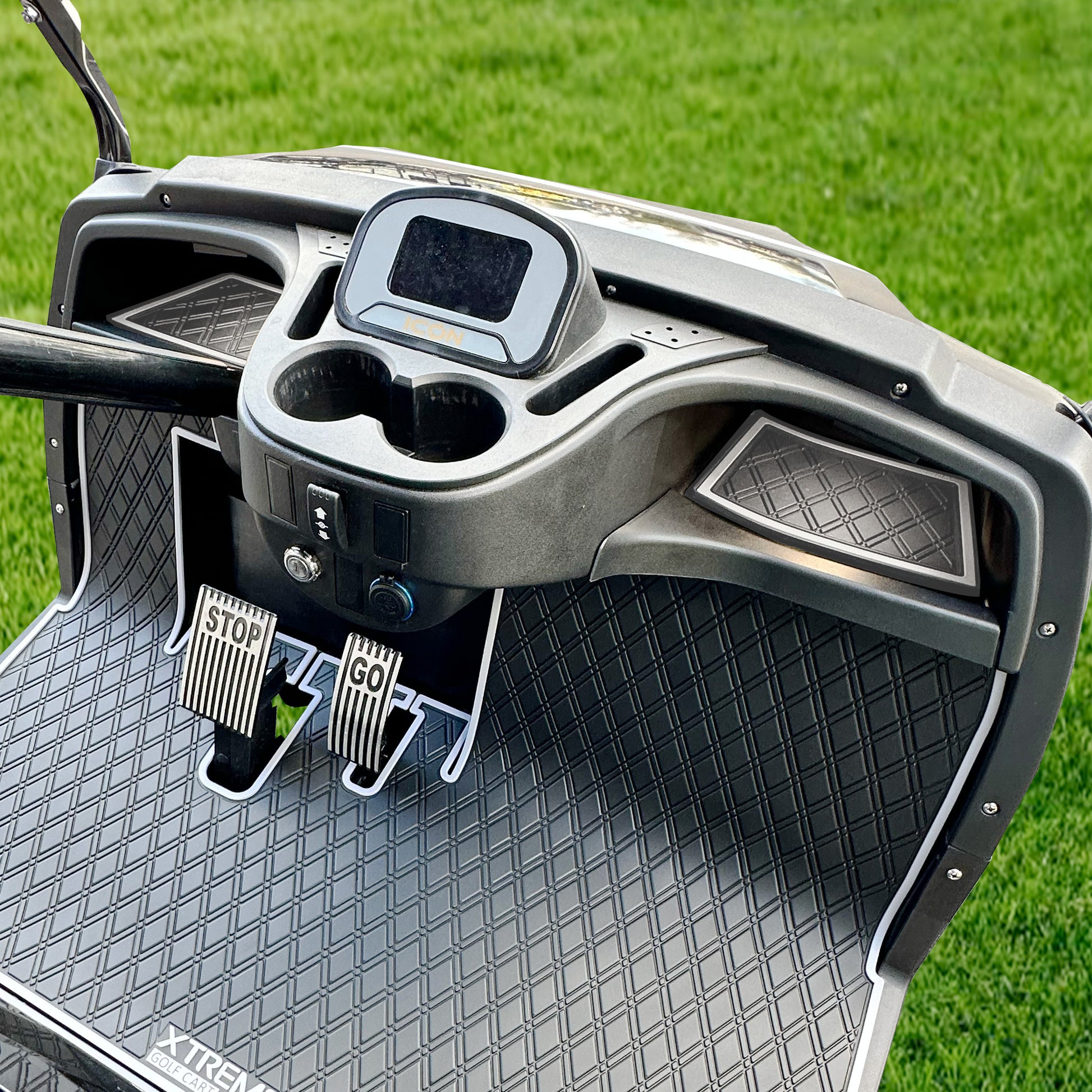 Xtreme Dash Mats for ICON and Advanced EV - Black/Gray