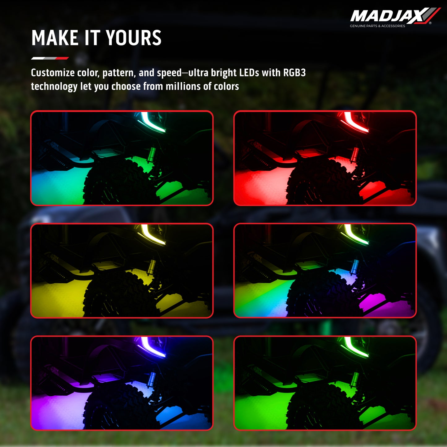 MadJax® Universal LUX Underglow Top Kit