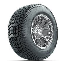 GTW® Stellar Chrome 12 in Wheels with 255/50-12 Excel Classic Street Tires – Full Set