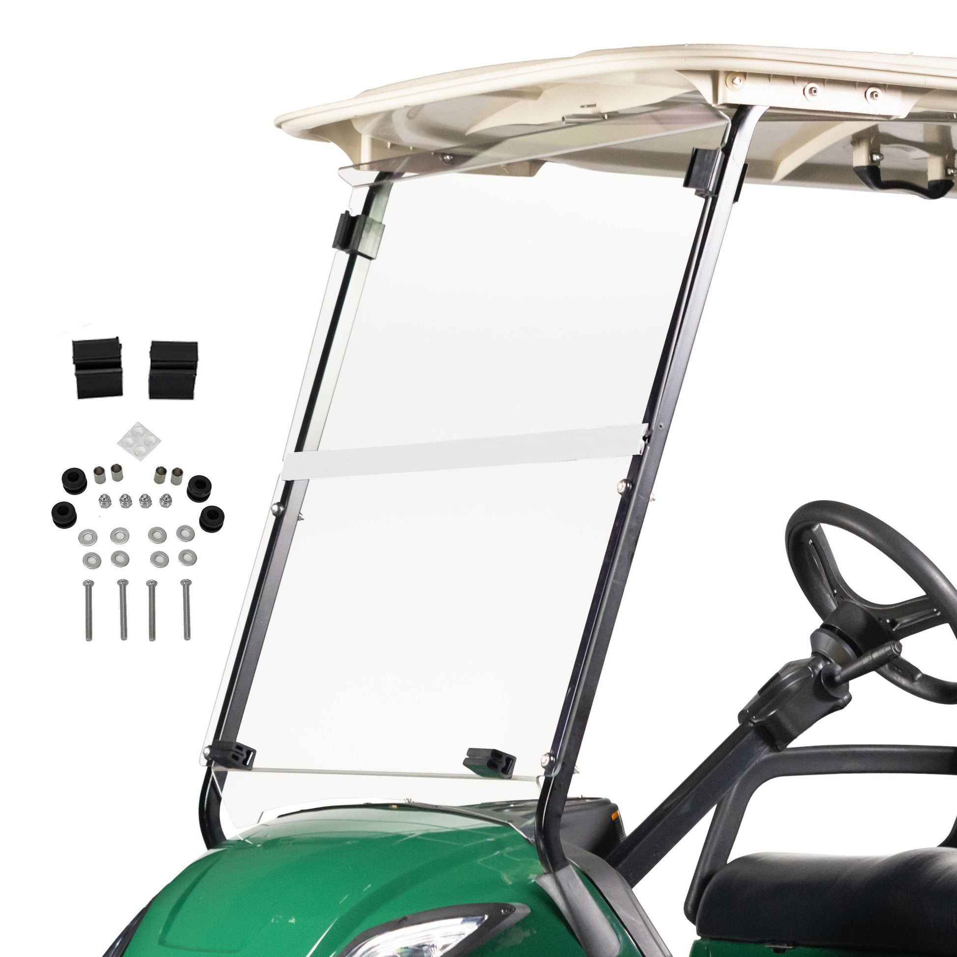 RedDot Yamaha G29/Drive Clear 1/4'' Folding Windshield (Years 2007-2016)