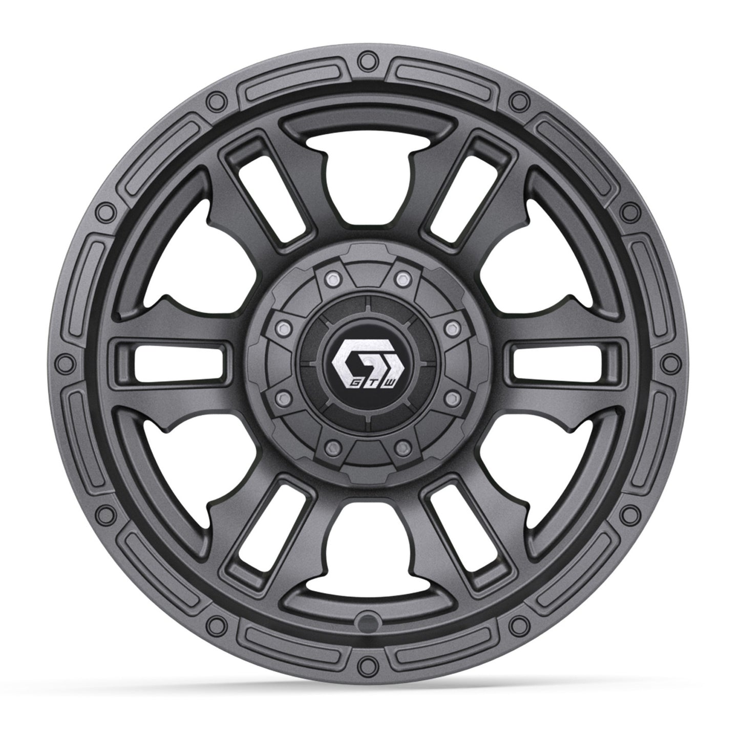 12″ GTW® Shogun Gloss Gunmetal Wheel