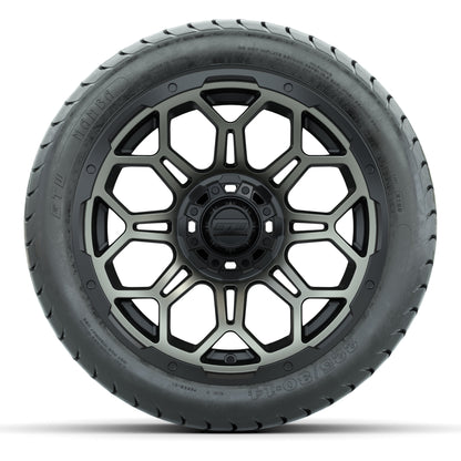 GTW Bravo Black/Bronze 14 in Wheels with 225/30-14 Mamba Street Tires – Full Set