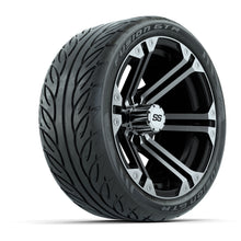 14” GTW Specter Machined/Black Wheels with Fusion GTR Street Tires – Set of 4